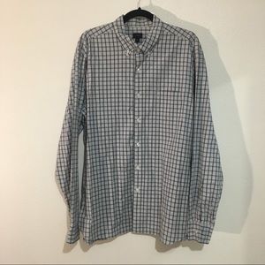 J CREW Long Sleeve Button Down Dress Shirt XL